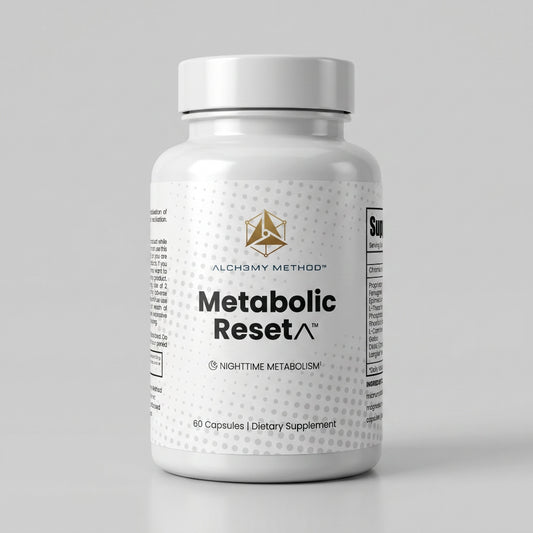 Alch3my Method Metabolic Reset Nighttime Metabolism 60 capsule bottle
